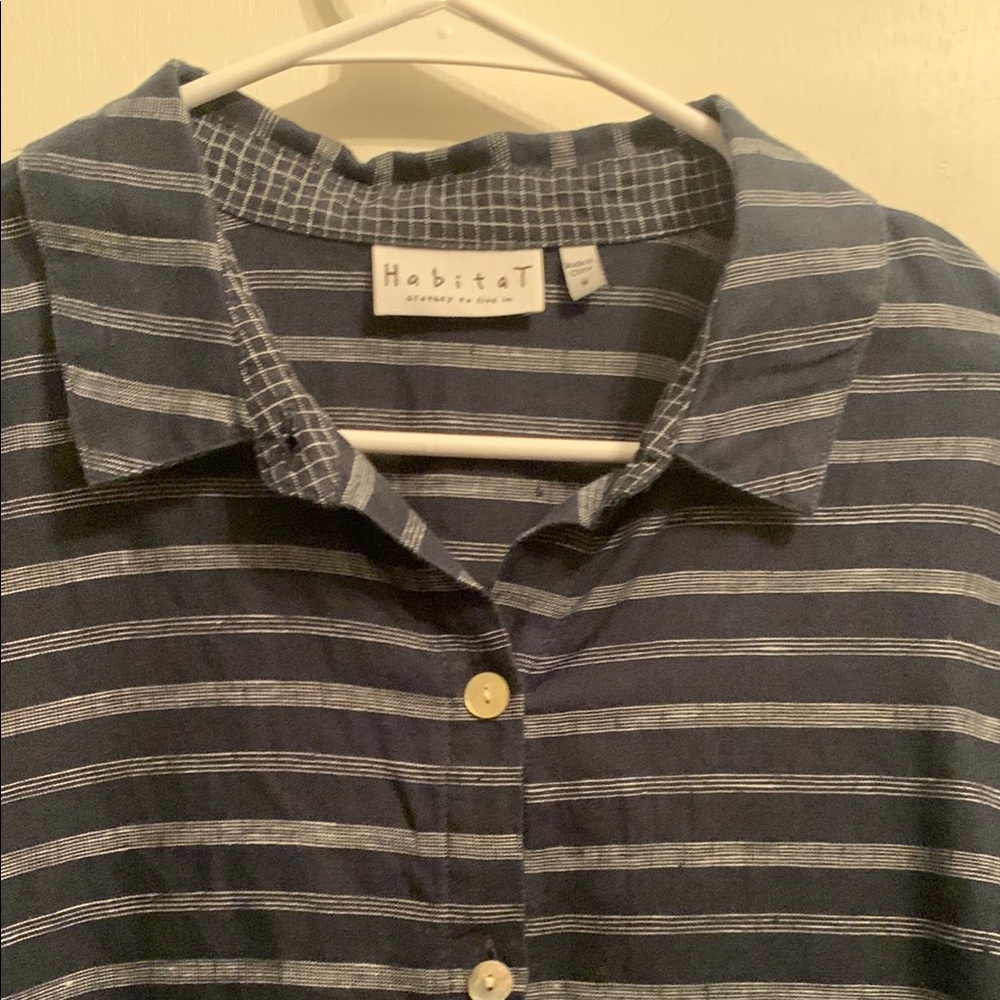 Striped Button-Up Shirt - Picture 3 of 5